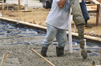 Concrete pumping